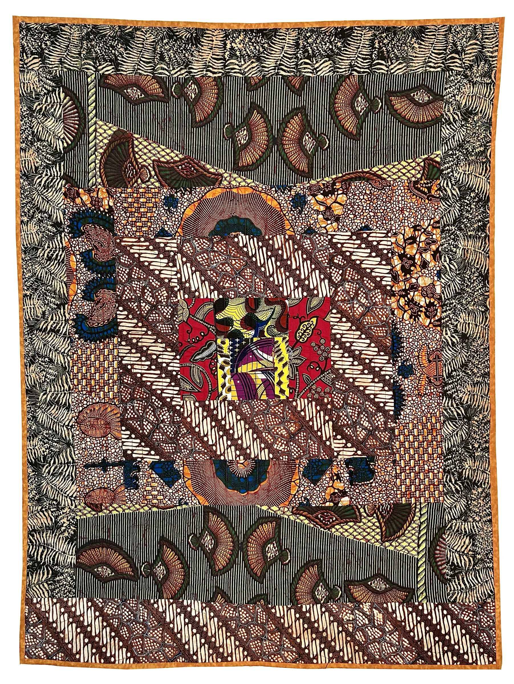 African Fabrics Collage 2