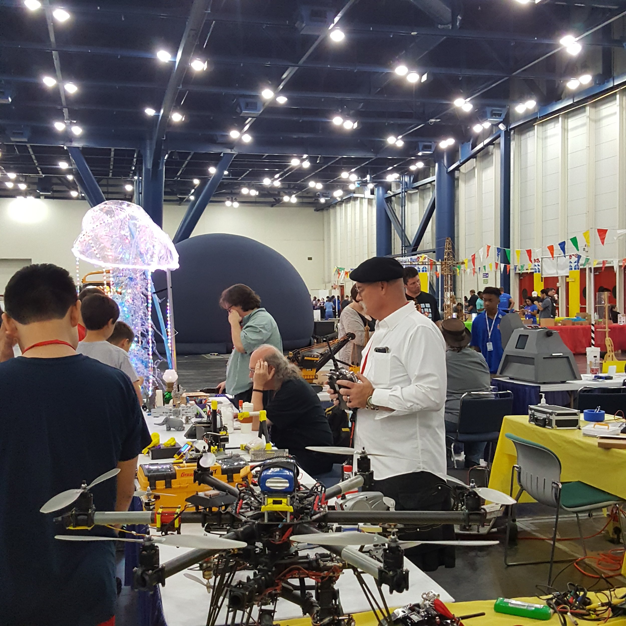 Legos and Drones and LEDs, oh my! Houston Maker Faire was an exciting venue.