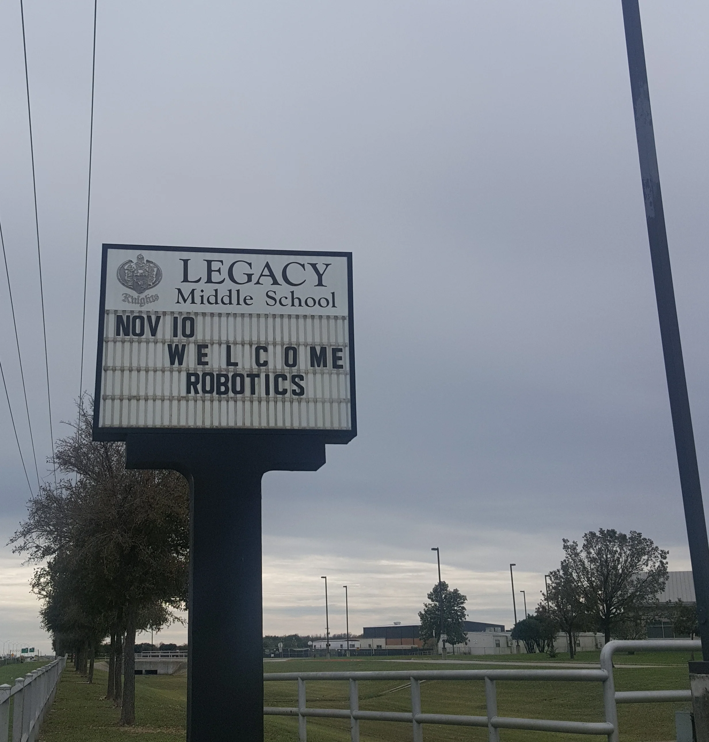The hosts were fantastic, and even put out a welcome sign.