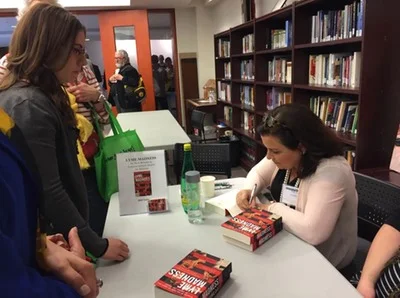 Author, Lori Dennis, at book signing