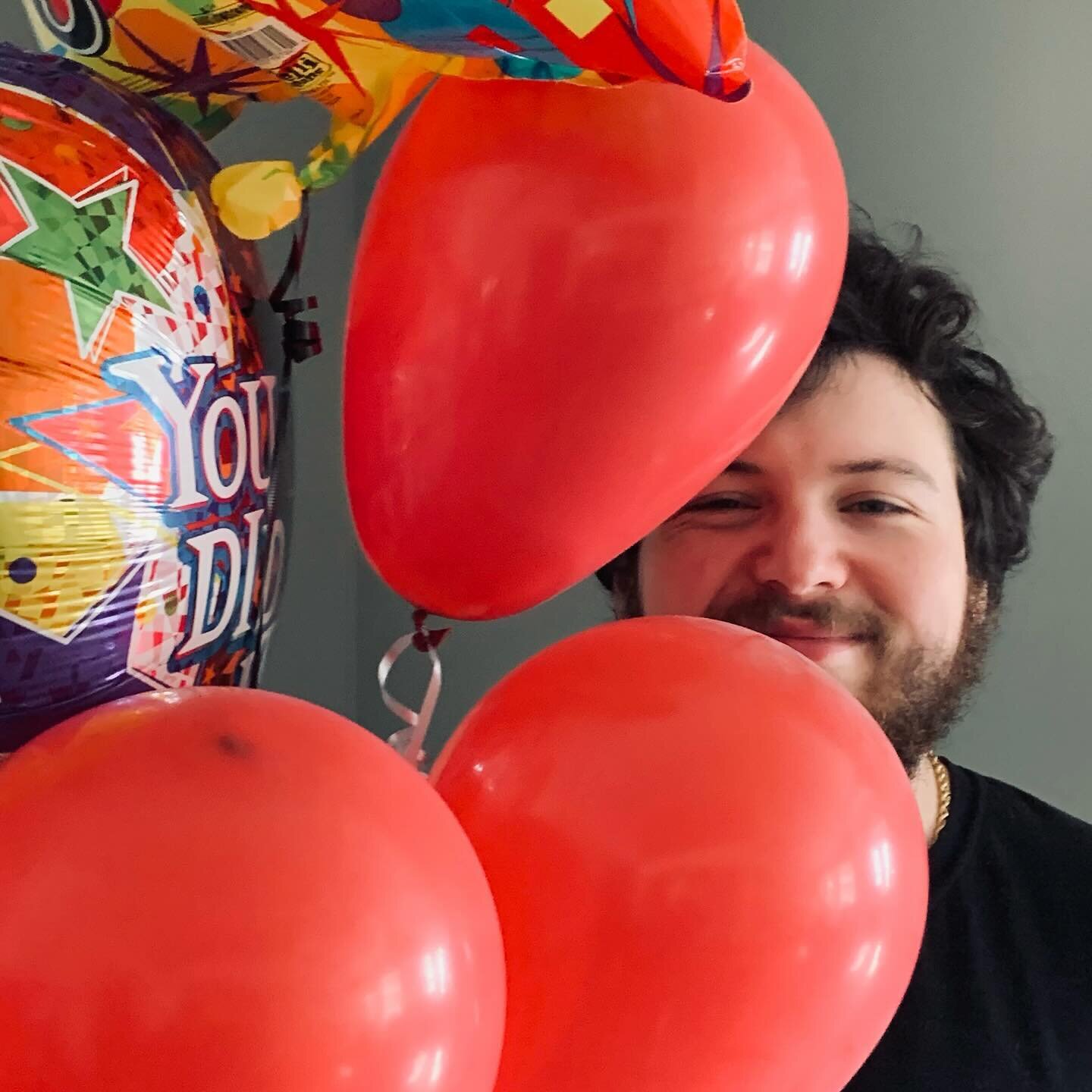 Balloons and cake have arrived, presents have been wrapped and Wynn is finishing up the last touches on a final paper and his capstone to submit tomorrow morning. 

Marist college graduate!!! He has been all smiles tonight and I am over the moon with