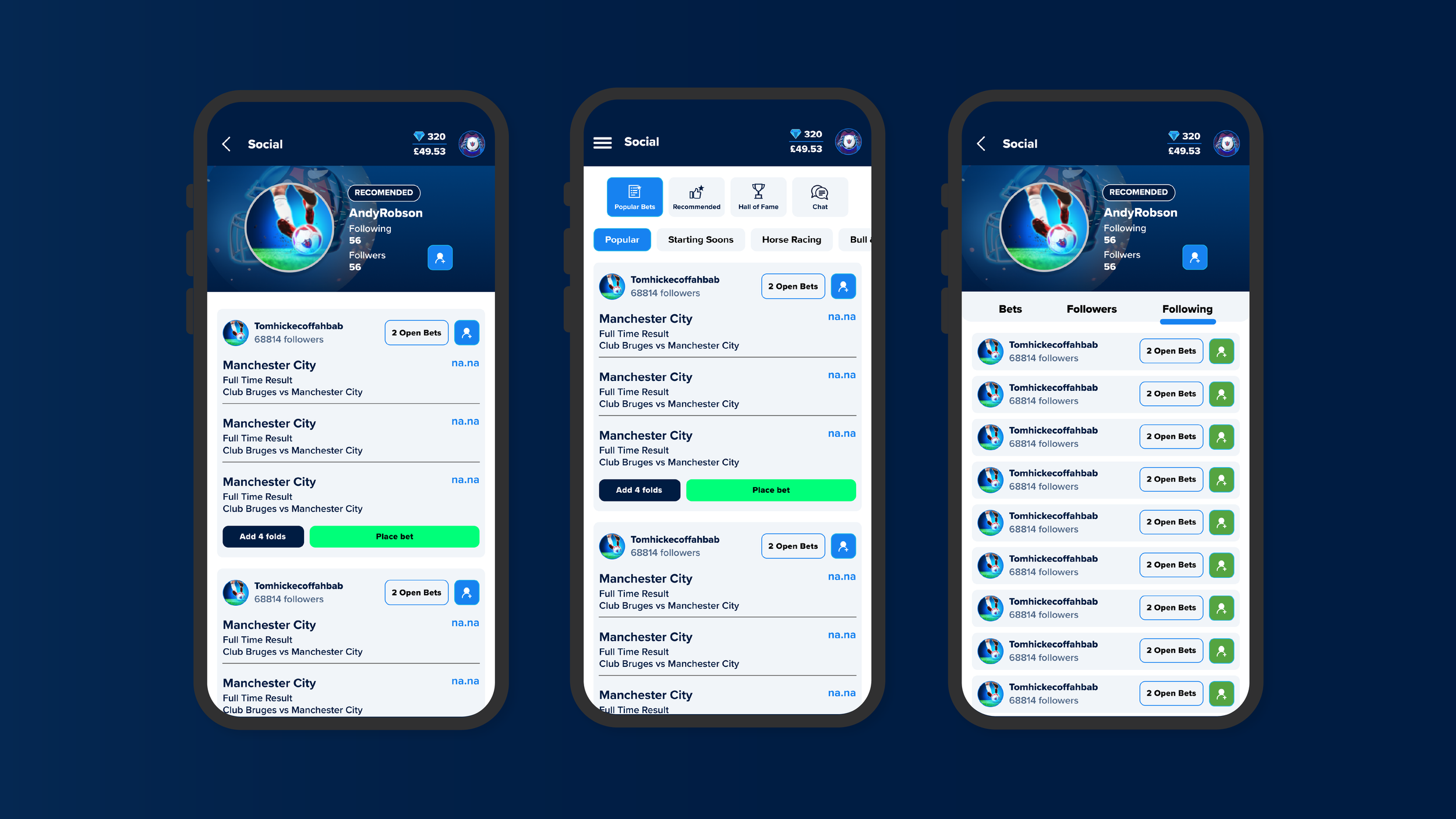 Social Betting was fundamental to what made Betbull a unique sportsbook, however, on the back of our qualitative and quantitative research we knew it could perform at a much higher level - to do this we created an entirely new social environment to