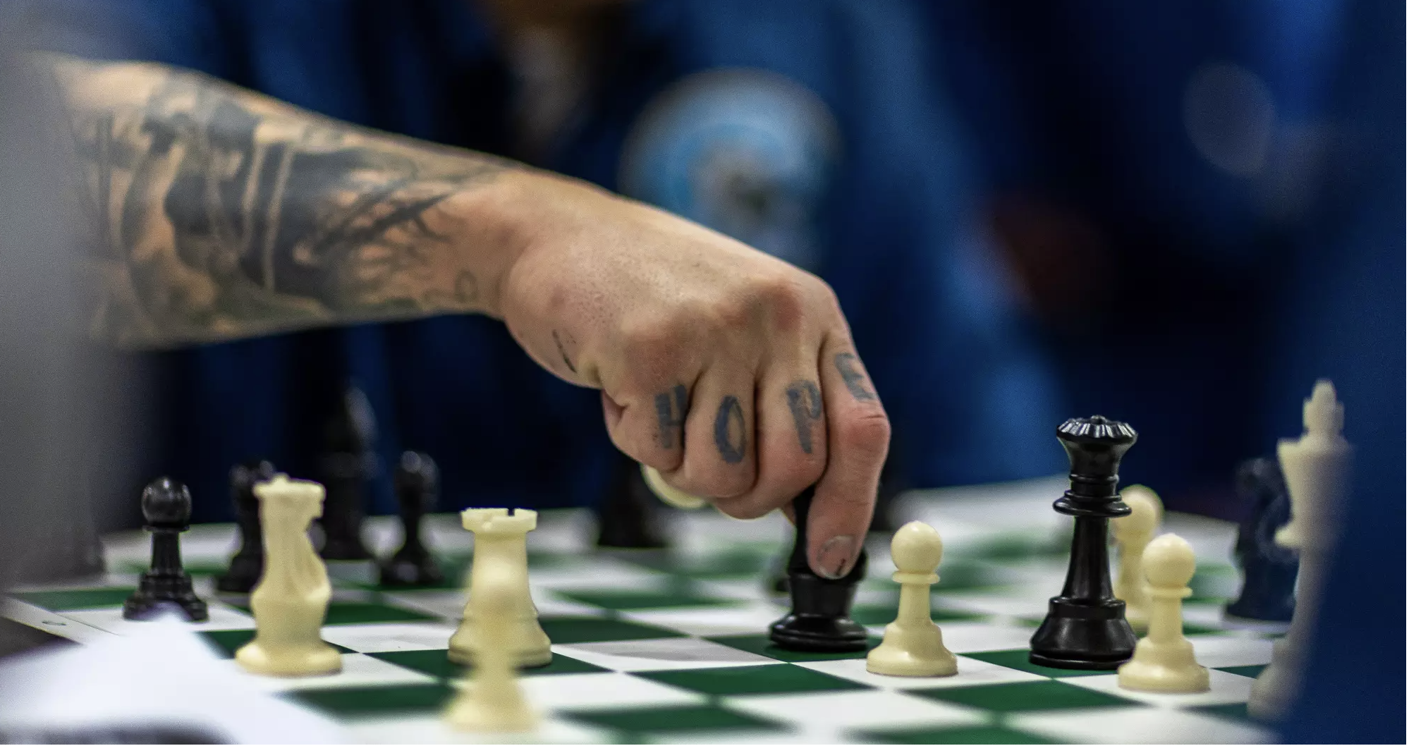 Can chess games and toilet paper change San Quentin?
