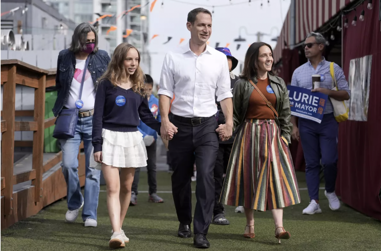 Daniel Lurie becomes his hometown’s hype man
