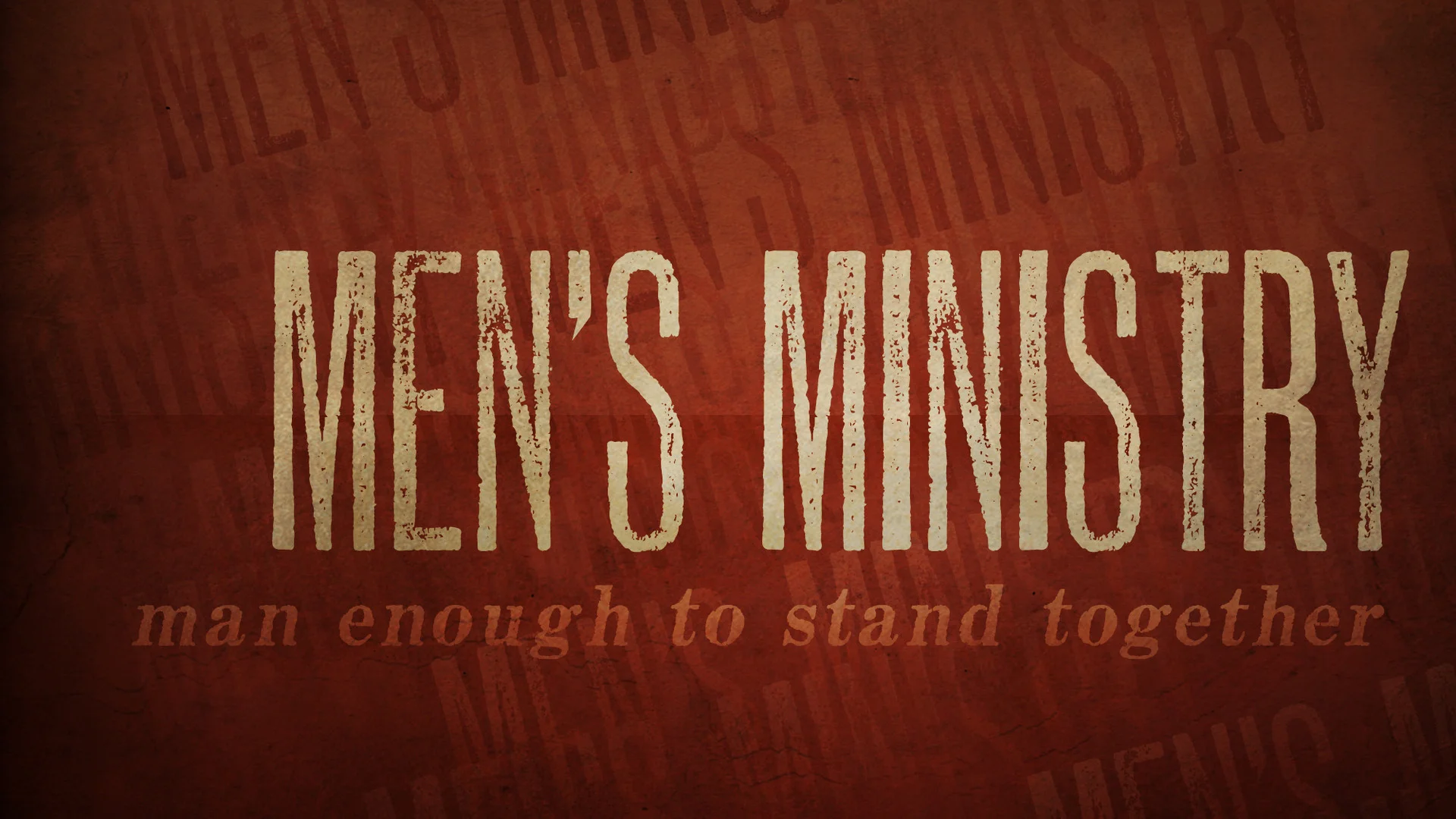 Encouraging men to grow their relationship with the Lord. Helping them embrace their roles as godly men, husbands, and fathers. First Corinthians 16:13-14