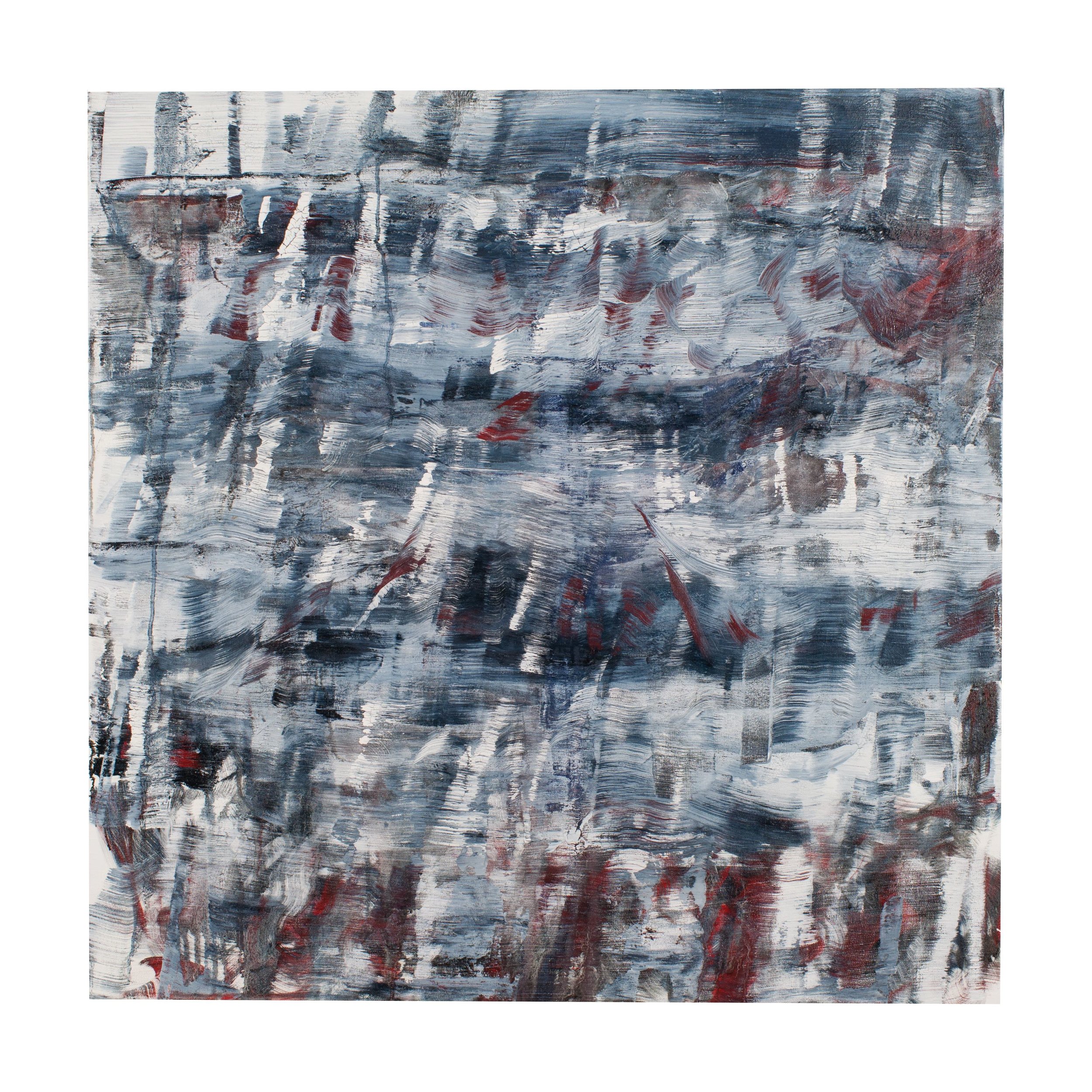 Reflection Listening, Oil, 36” x 36”, 2018