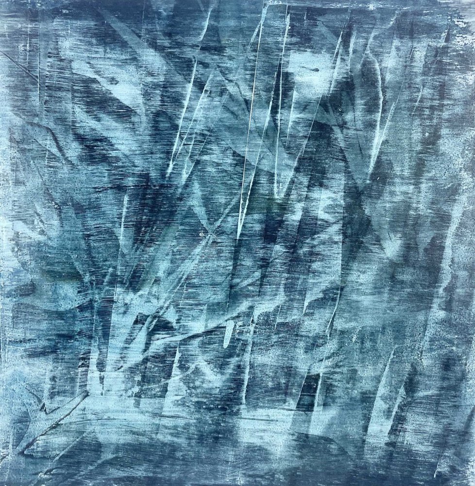 Untitled #7, 10 x 10”, oil on wood