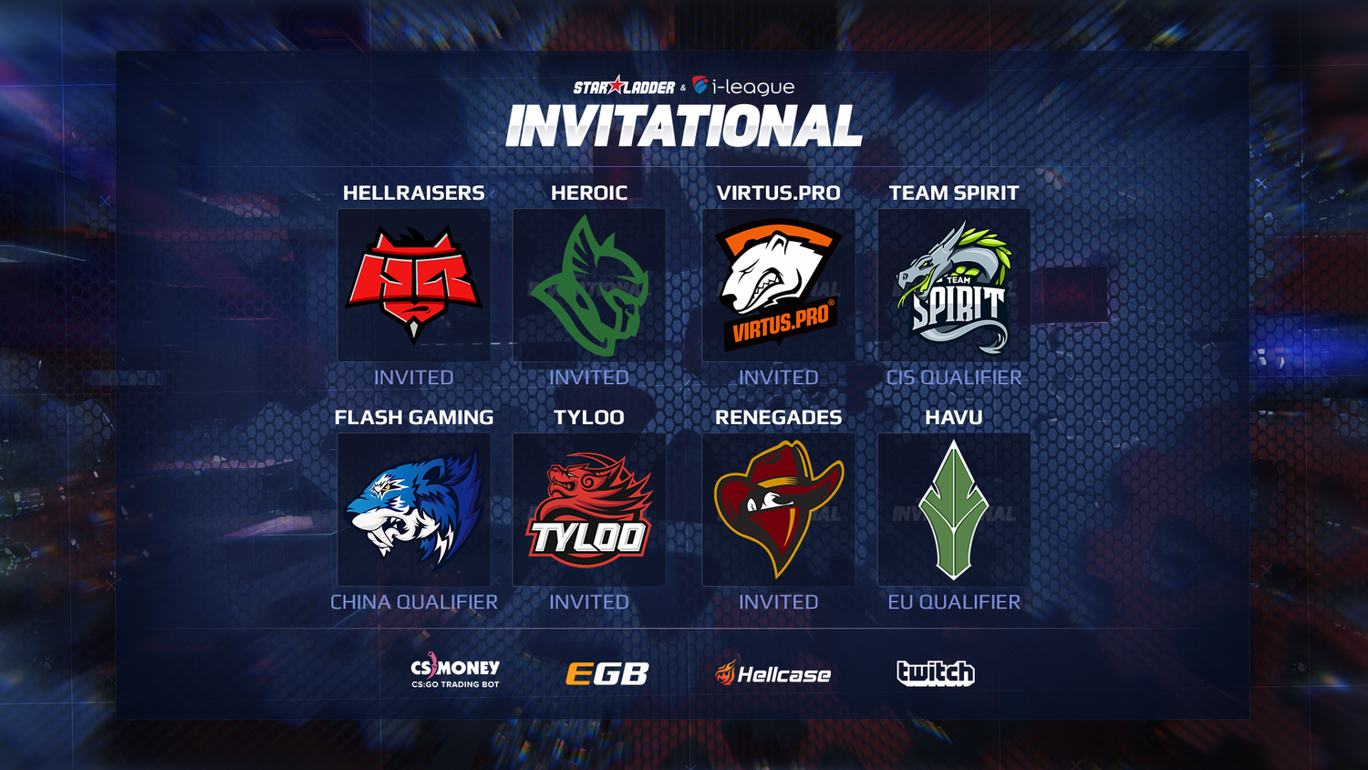 Team lineup for SL Shanghai Invitational #2 | Esports Tales