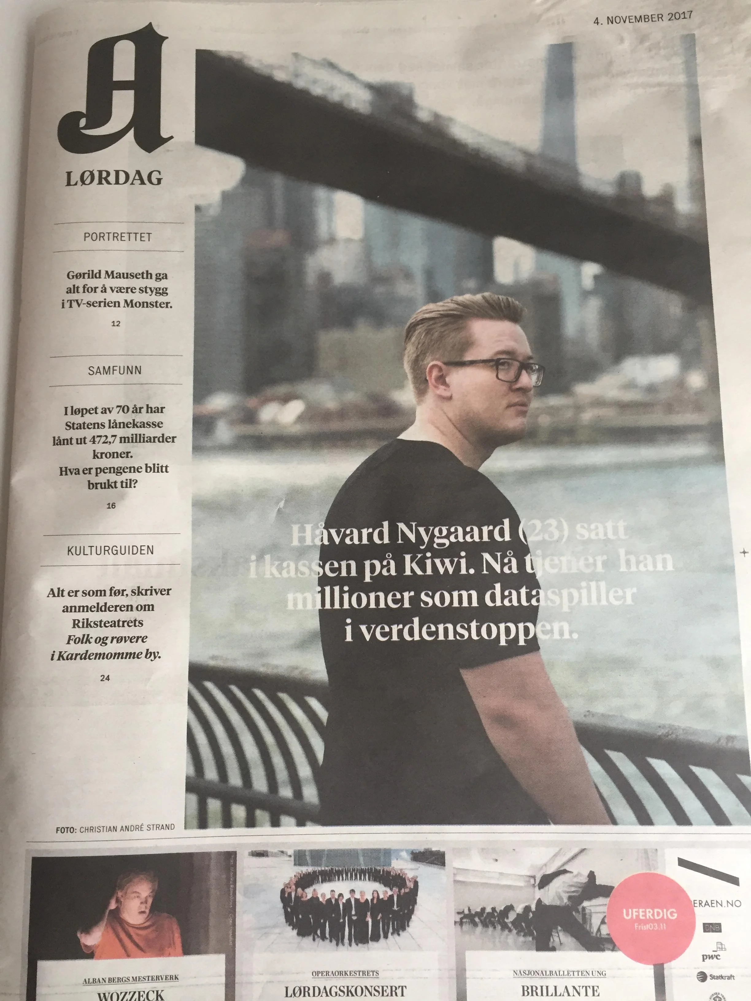 Image: Aftenposten newspaper by u/Leak2442