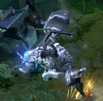 Platinum Baby Roshan Dota animation
