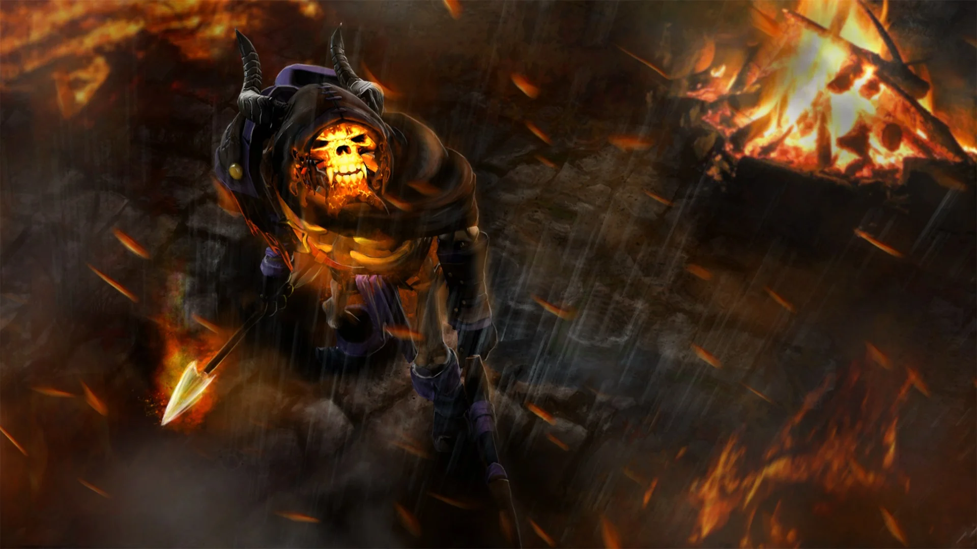 Cloak of the Fallen loading screen for Clinkz - Image: Valve