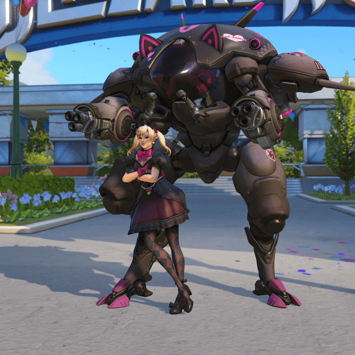 D.Va Black Cat skin Blizzard World Overwatch