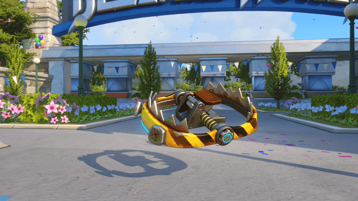 Junkrat Caution trap Blizzard World Overwatch