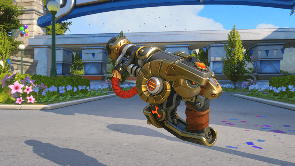 Torbjorn Magni gun Blizzard World Overwatch