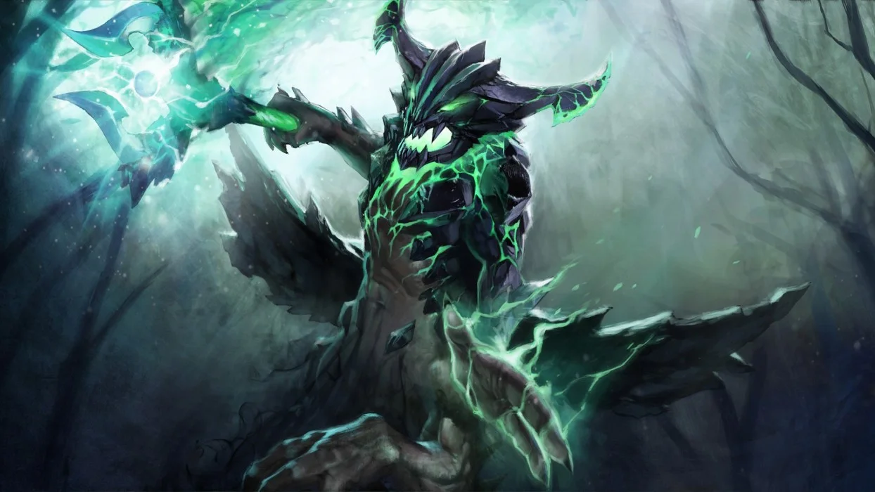 The Harbinger Comes loading screen for Outworld Devourer - Image: Valve
