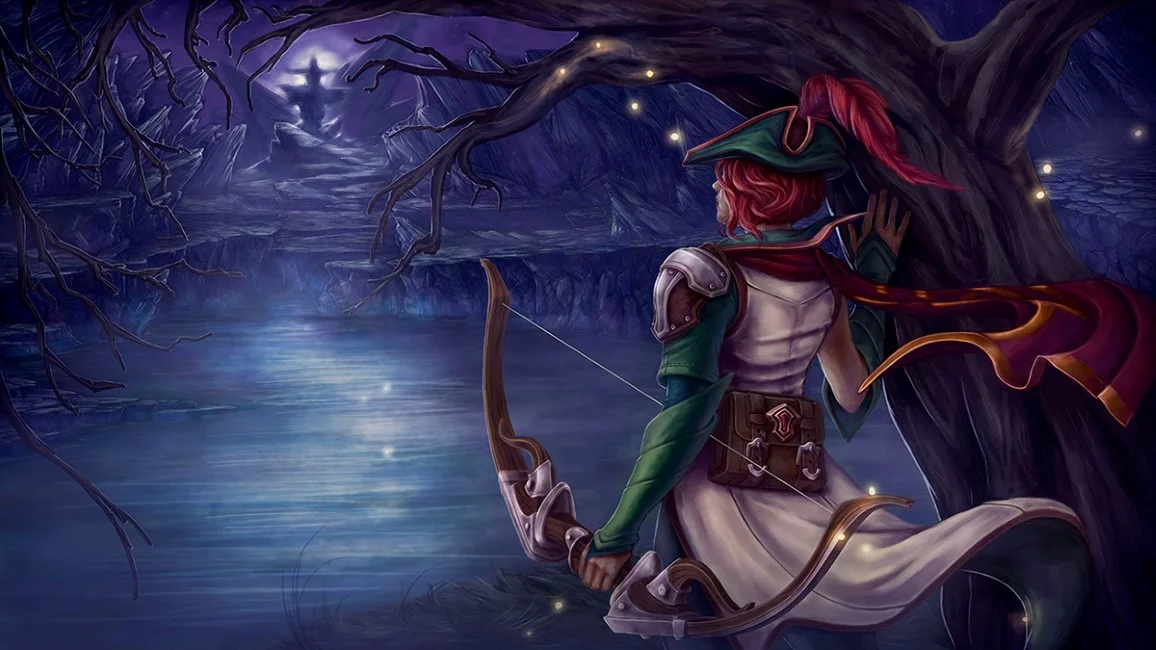 Roving Pathfinder loading screen for Windranger - Image: Valve