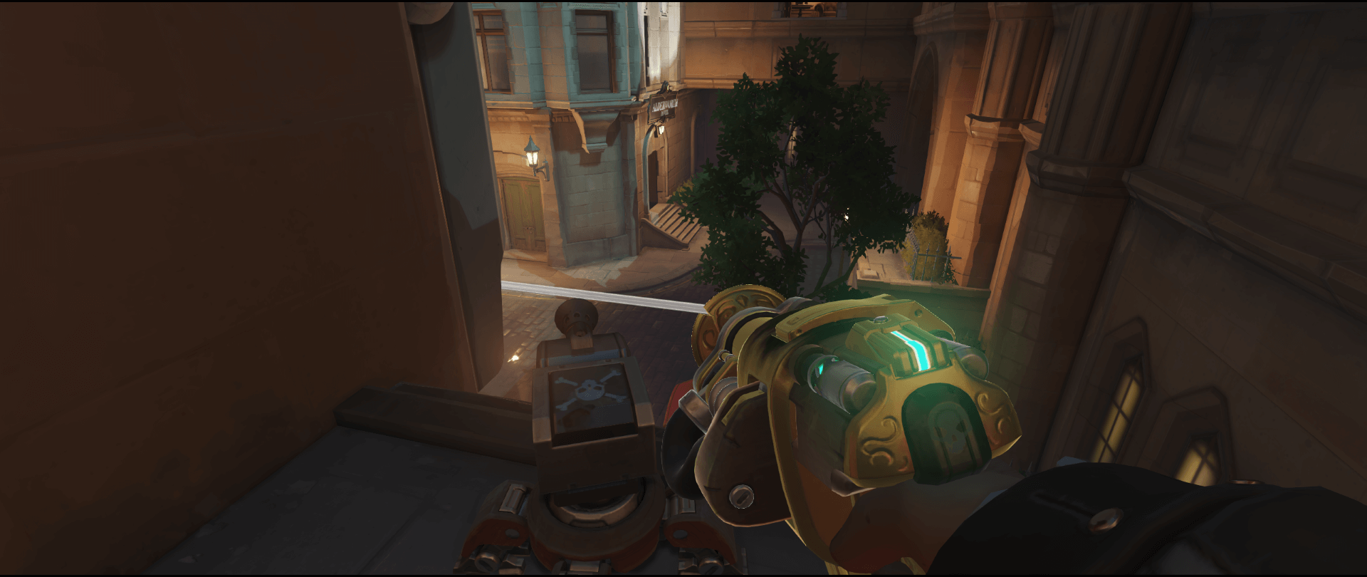 Torbjorn turret spot King’s Row first point Overwatch