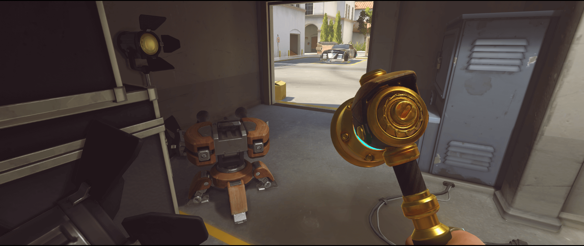 Torbjorn turret spot Hollywood first point Overwatch