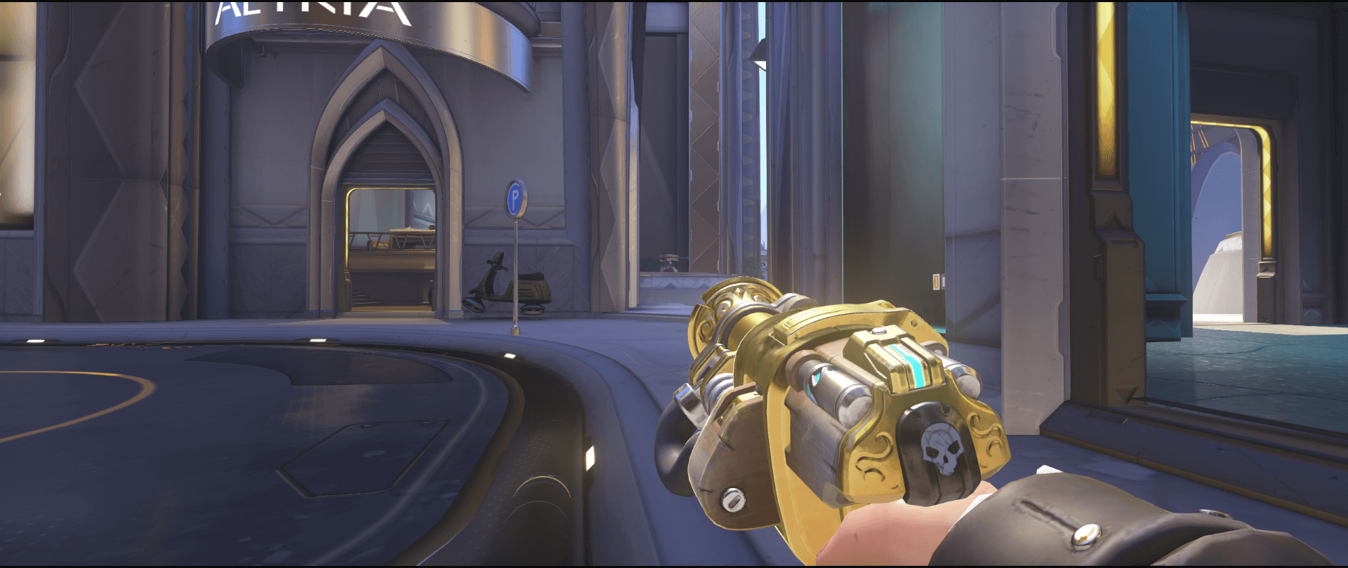 Torbjorn turret Numbani anti-flank spot point two