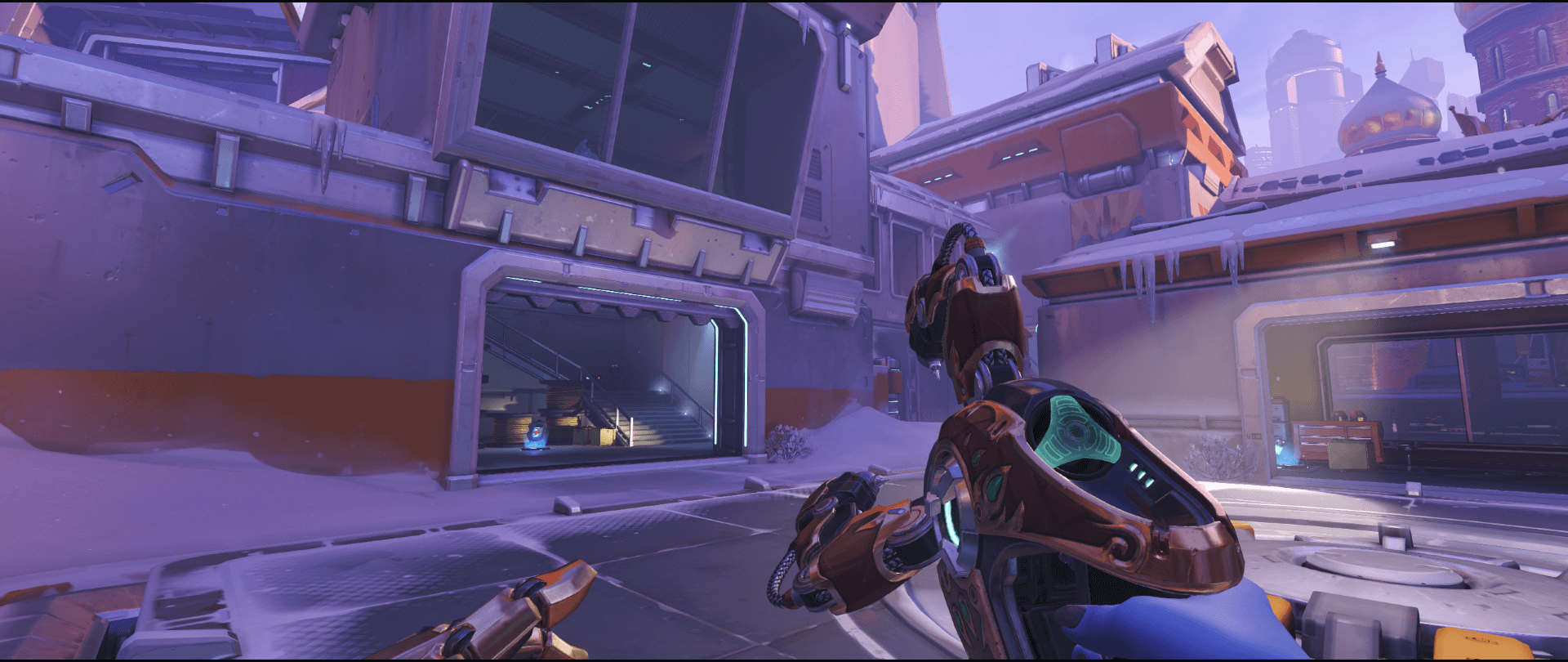 Symmetra shield generator spot Volskaya Industries high ground low rank point one.png