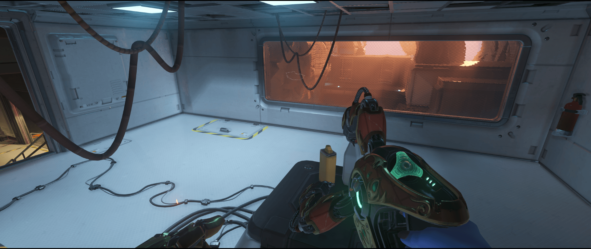 Symmetra shield generator spot Watchpoint Gibraltar room first point.png