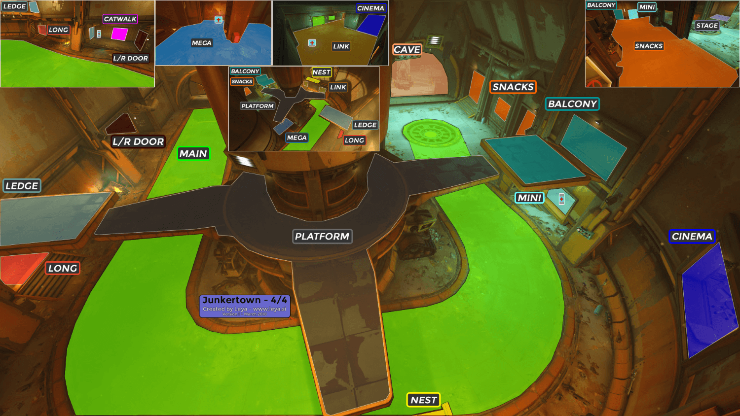 Junkertown map callouts four Overwatch