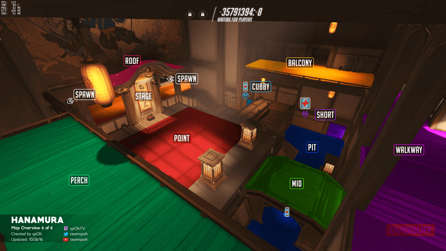 Hanamura map callouts six Overwatch
