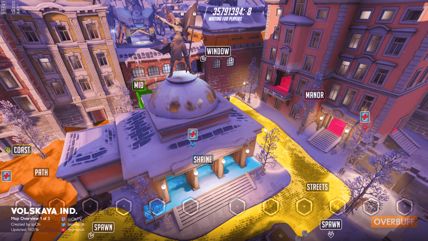 Volskaya Industries map callouts one Overwatch