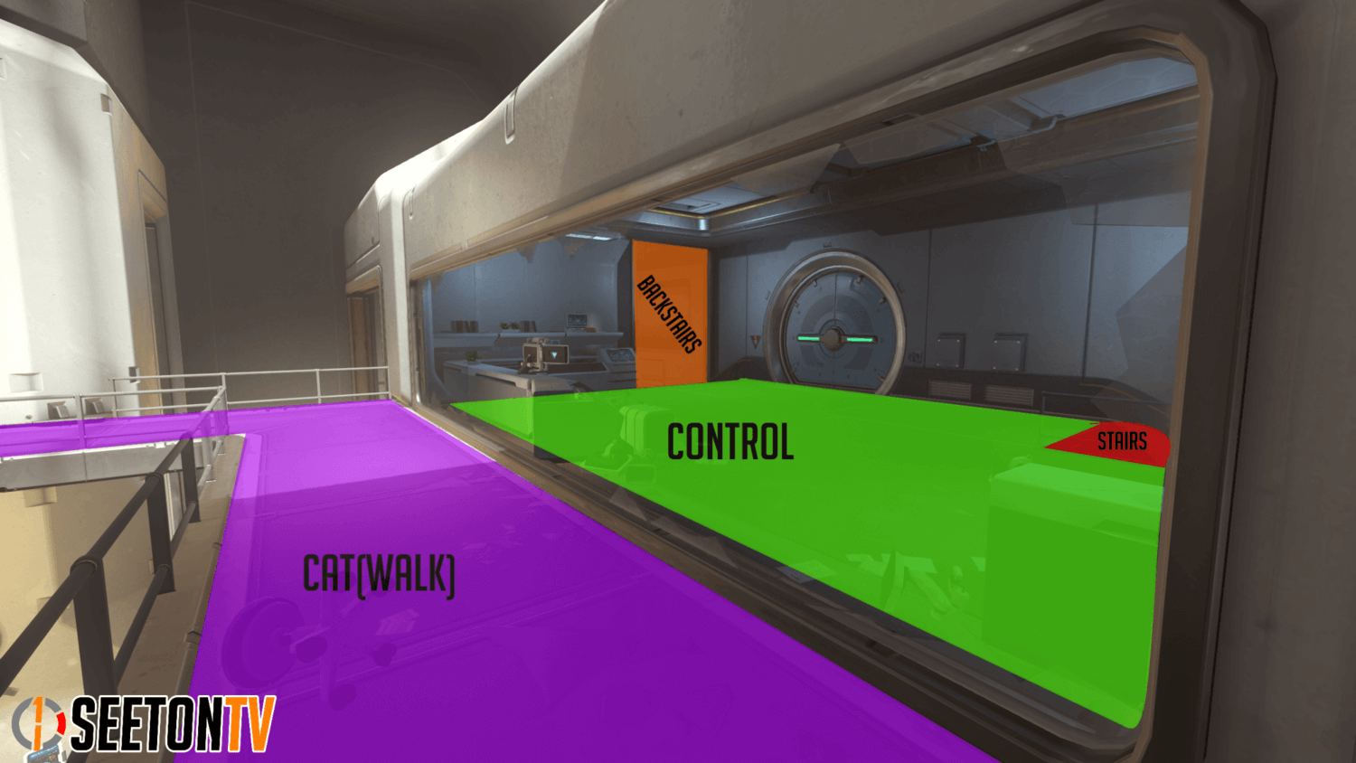 Horizon Lunar Colony map callouts Six Overwatch