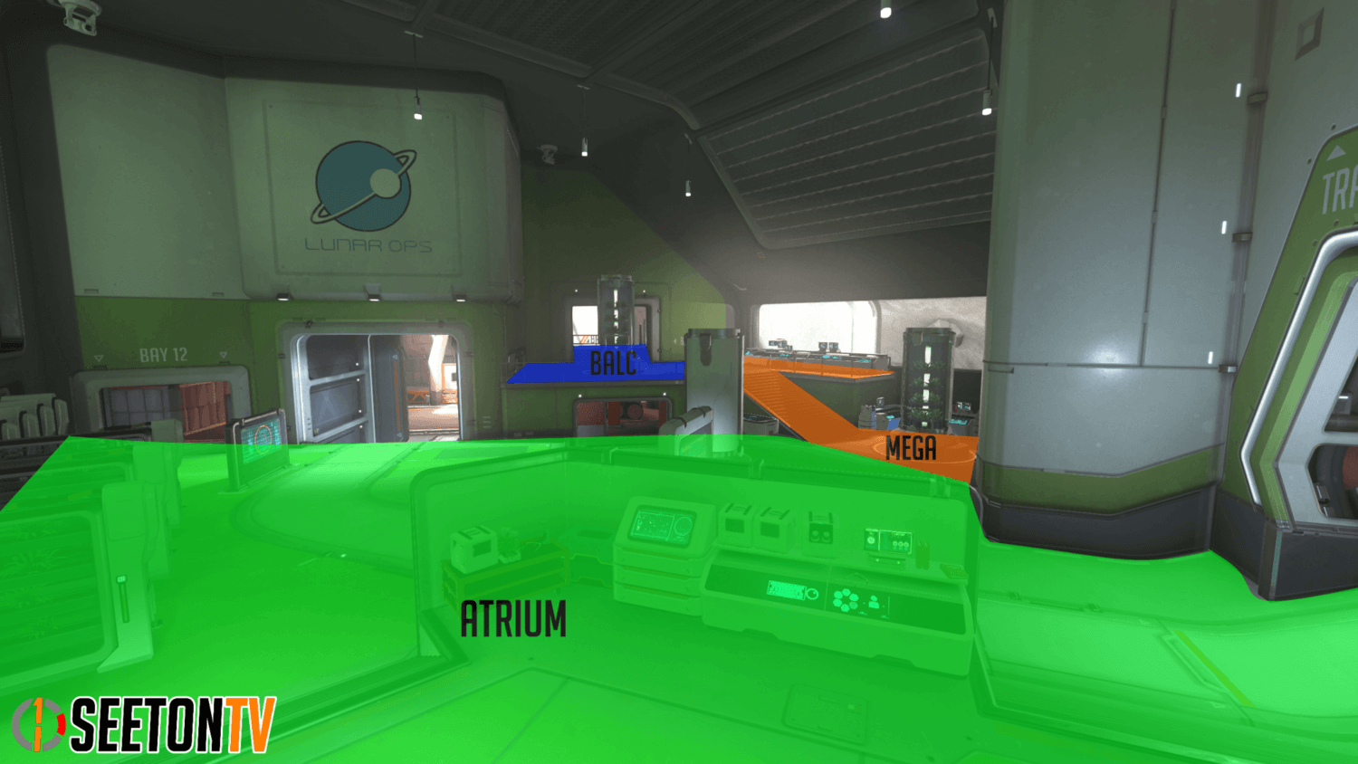 Horizon Lunar Colony map callouts nine Overwatch