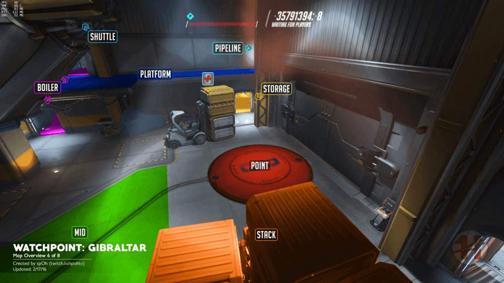Watchpoint Gibraltar map callouts six Overwatch