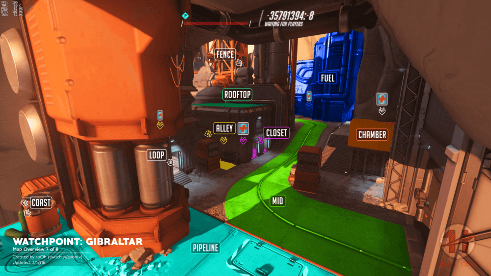 Watchpoint Gibraltar map callouts seven Overwatch