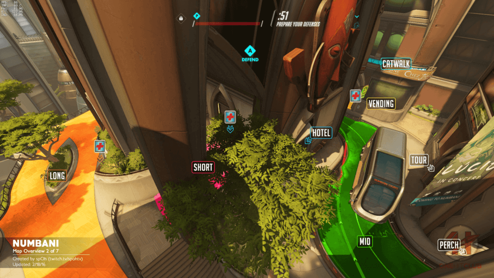 Numbani map callouts two Overwatch