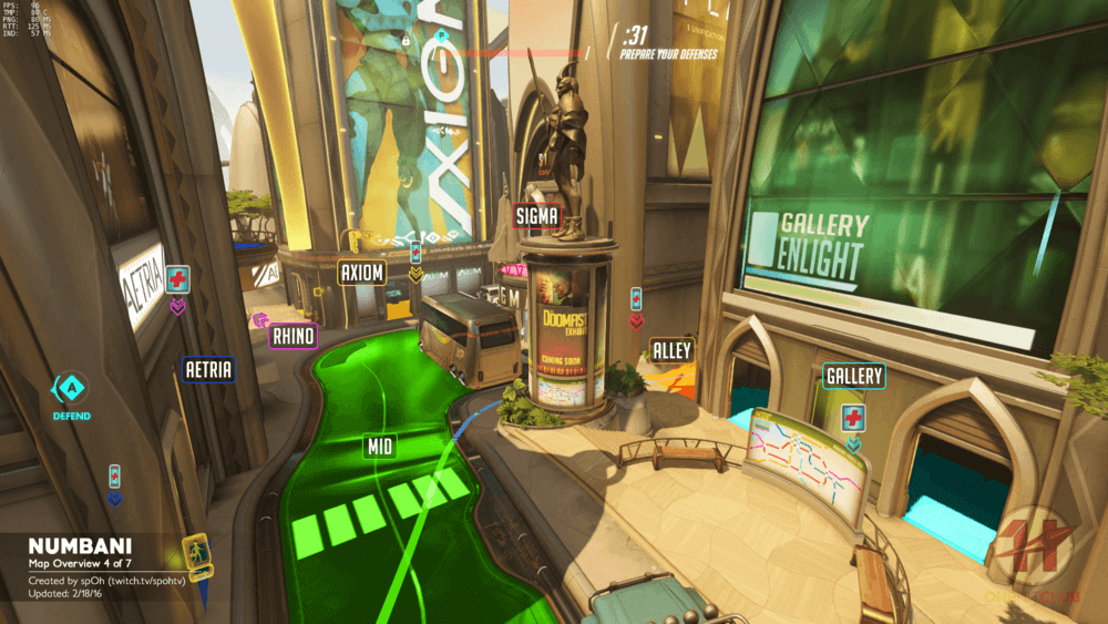 Numbani map callouts four Overwatch