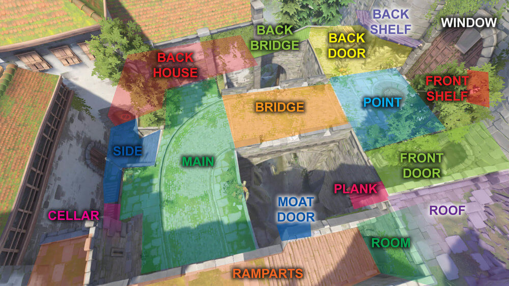 Eichenwalde map callouts four Overwatch