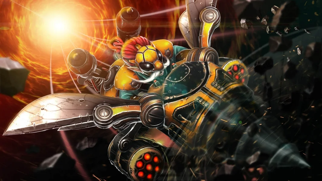 Vespidun Hunter-Killer loading screen for Gyrocopter - Valve