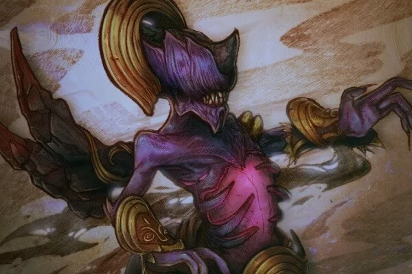 Heir of Terror loading screen for Bane - Valve