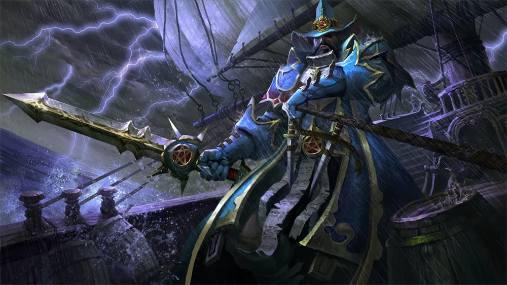 Witch Hunter Templar loading screen for Kunkka - Valve