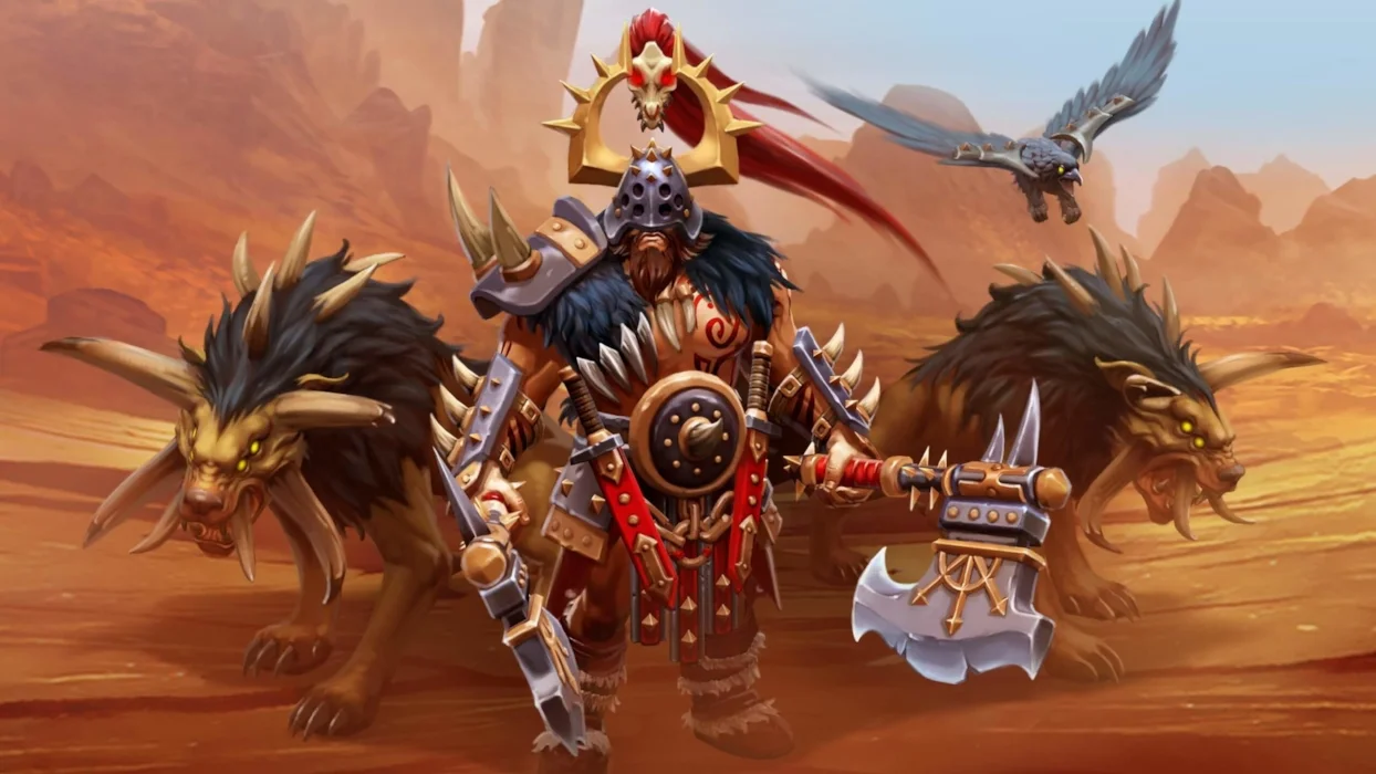 Marauder of the Chaos Wastes loading screen for Beastmaster - Valve
