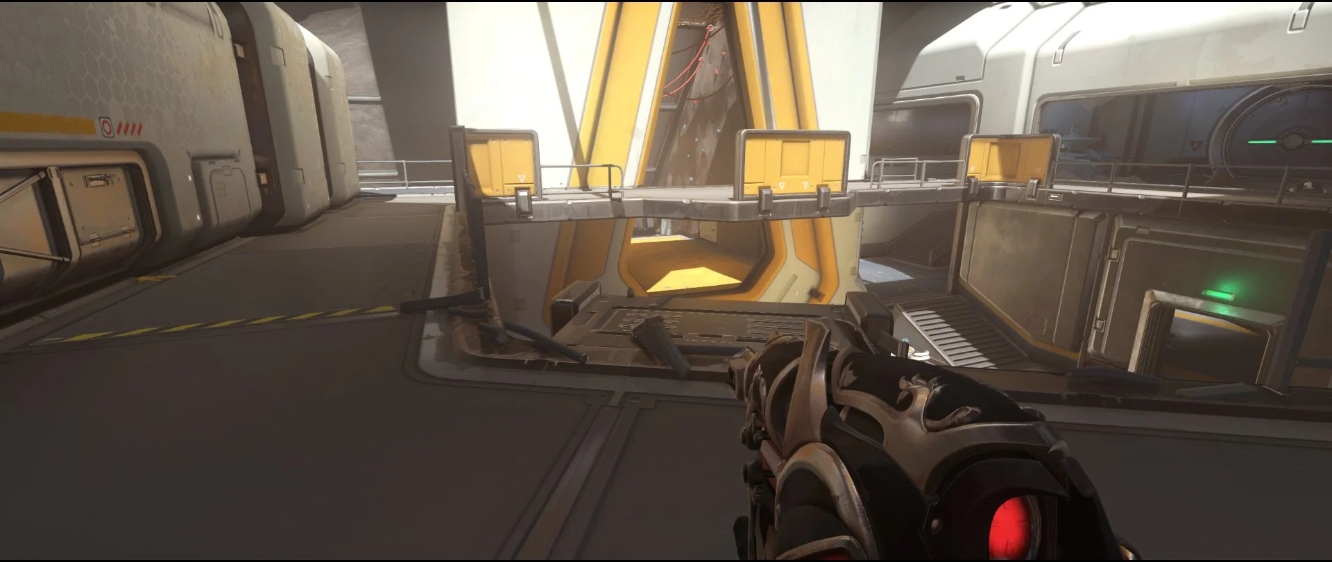 Catwalk to point direct view attack sniping spot Widowmaker Horizon Lunar Colony Overwatch