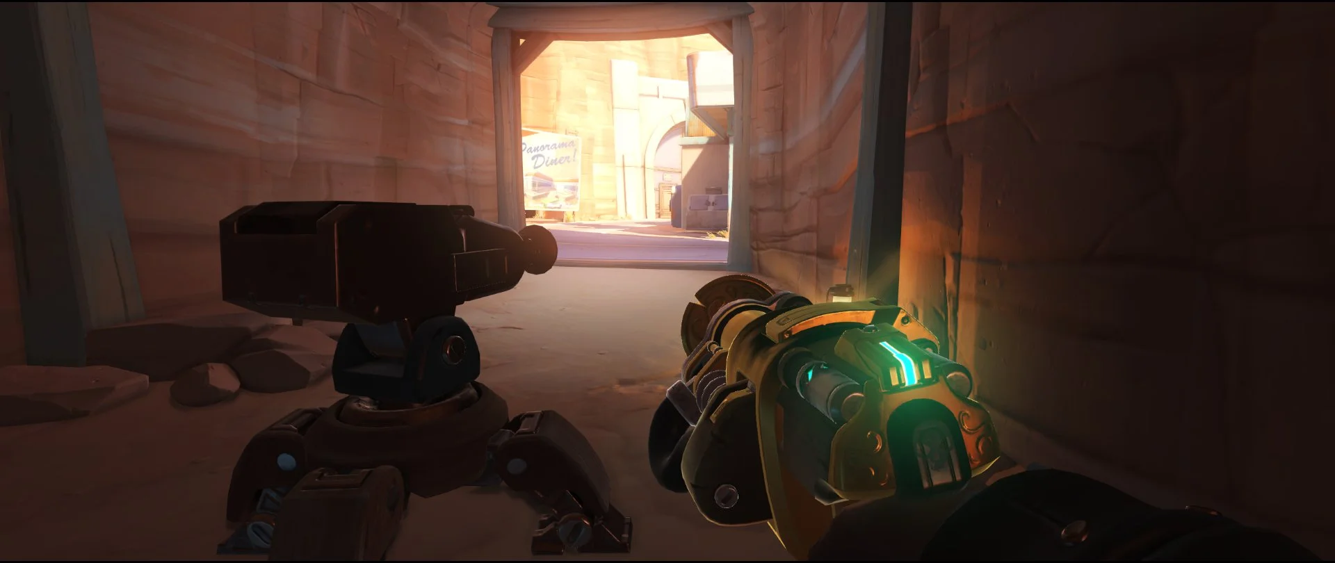 Cave flank turret placement Torbjorn Route 66 Overwatch