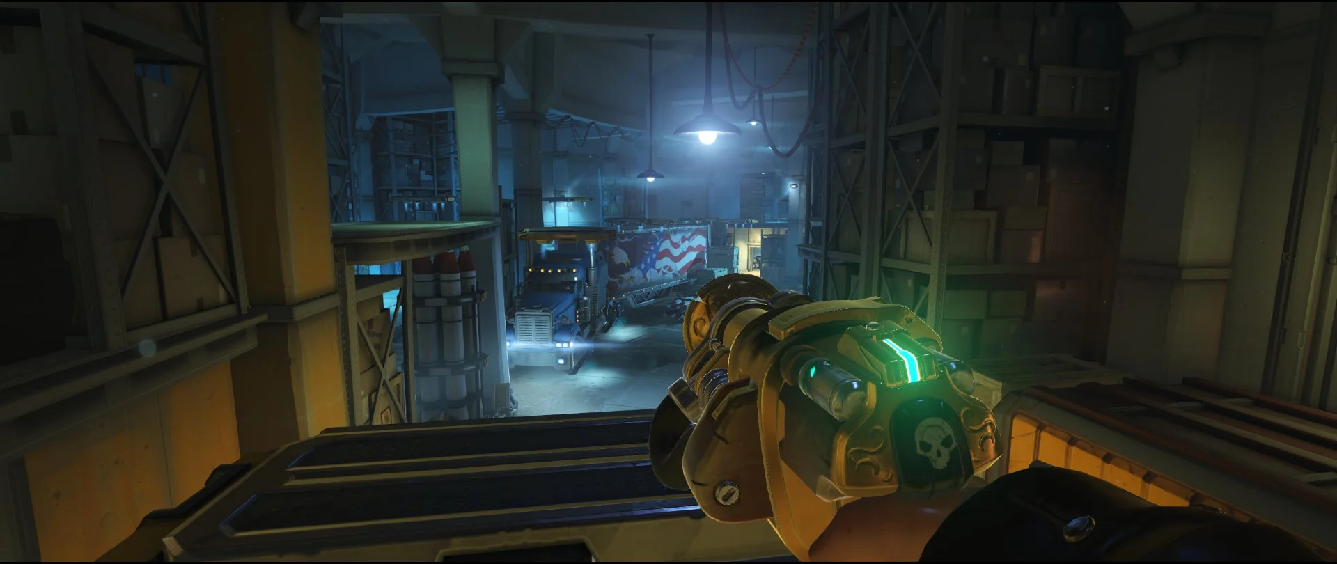 Moving platforms third point turret placement Torbjorn Route 66 Overwatch