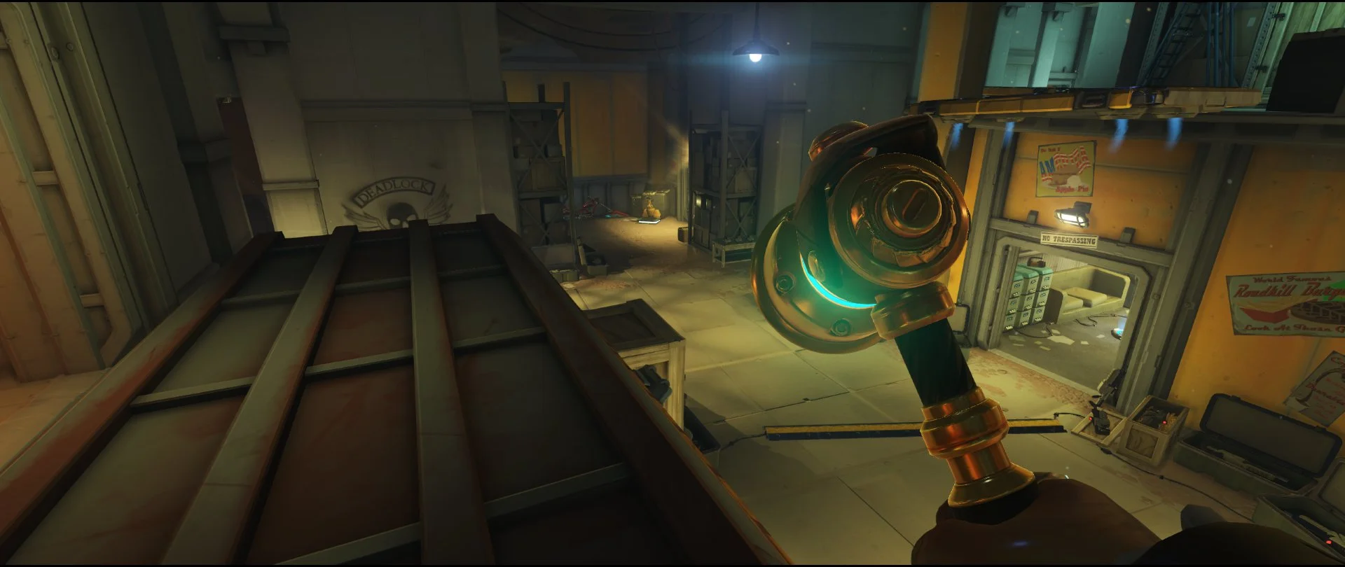 First area third point turret placement Torbjorn Route 66 Overwatch