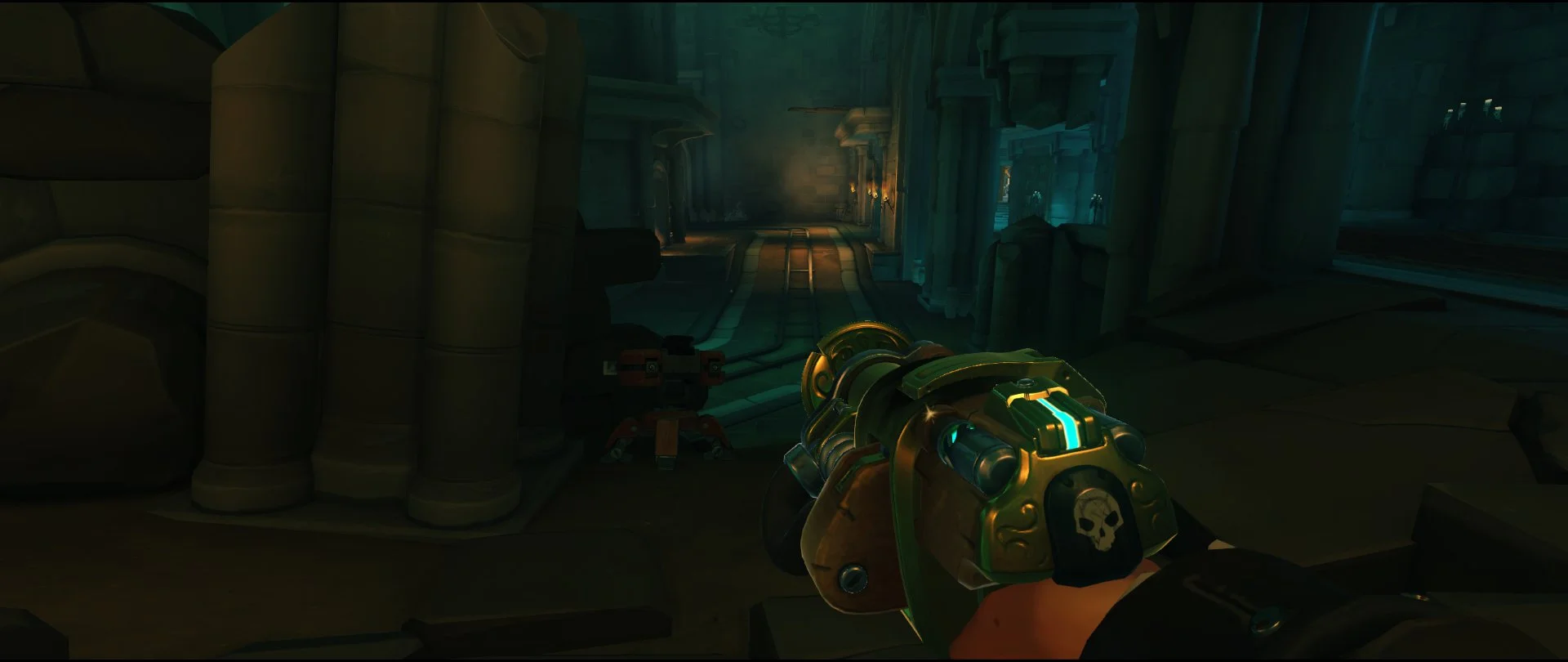 Right side wall turret placement spot Torbjorn Blizzard World Overwatch
