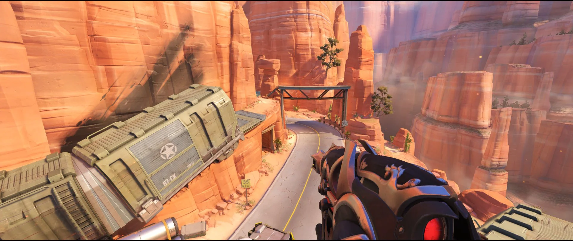Boxcar attack sniping spot Widowmaker Route 66