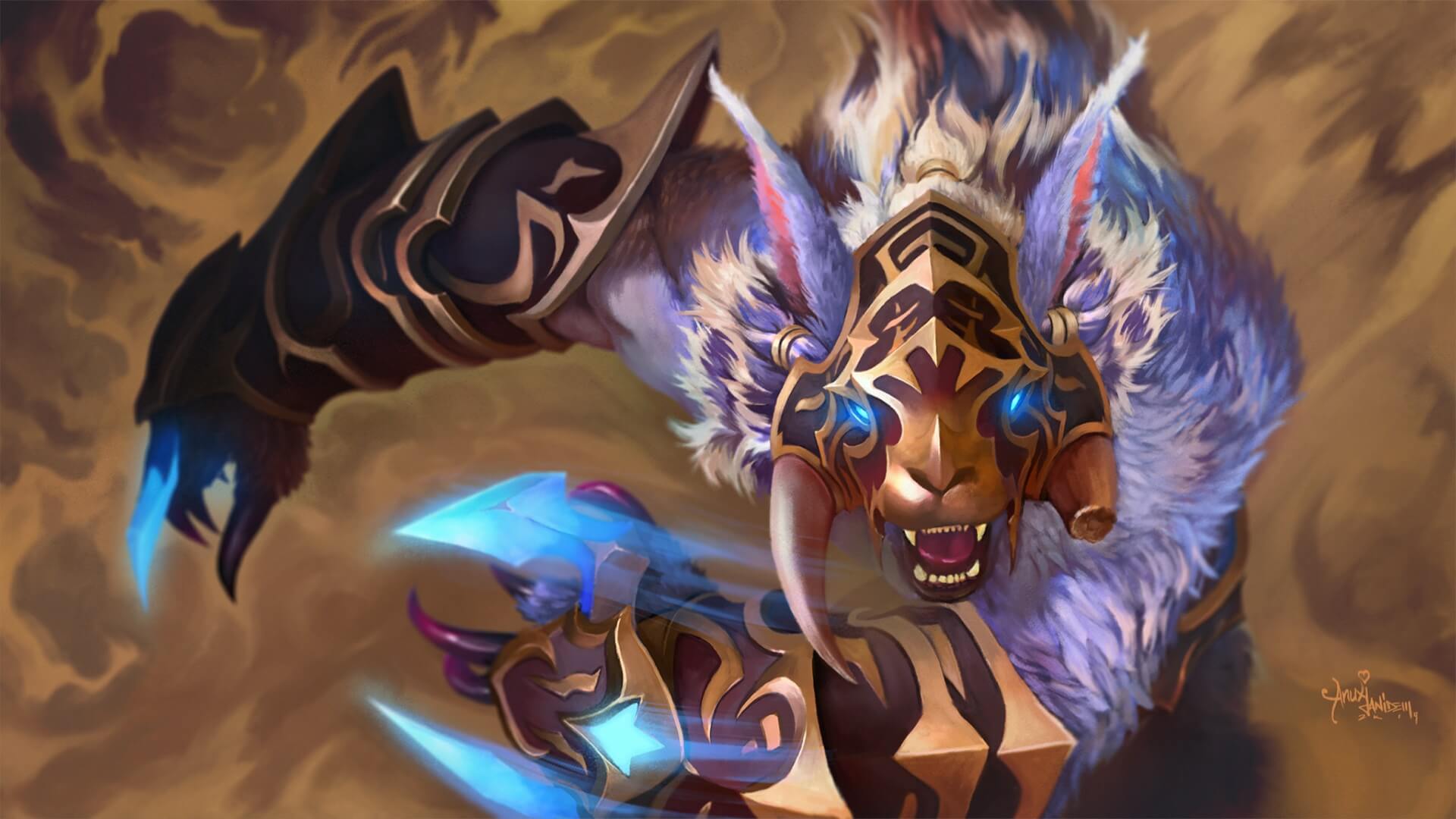Ferocious Heart loading screen for Ursa - Valve