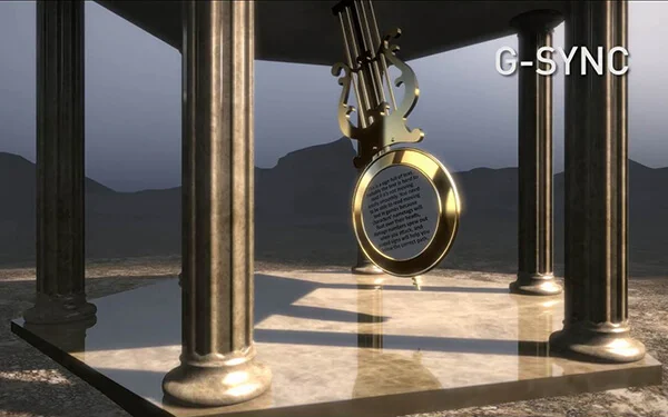 The G-Sync Pendulum demo - Nvidia