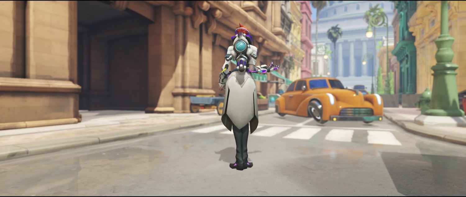 Scientist back legendary Archives skin Moira Overwatch.jpg