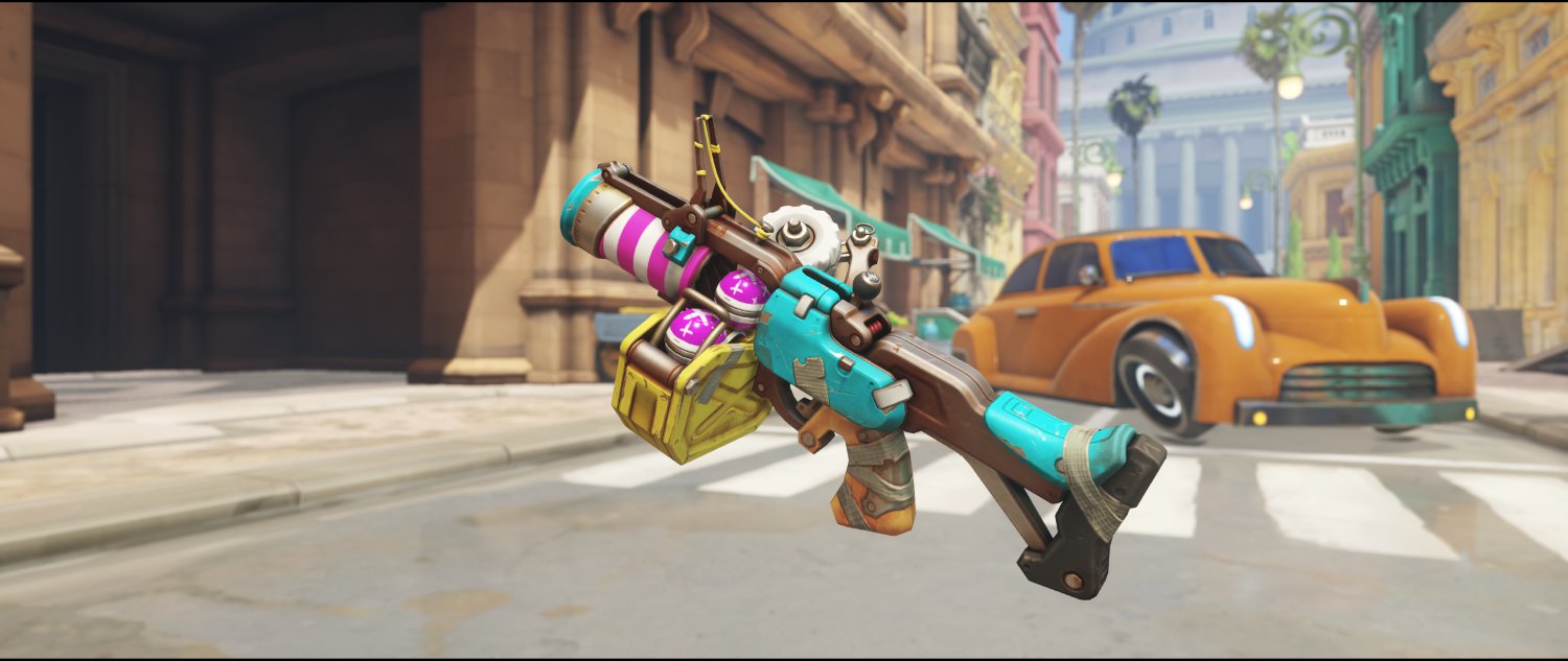Circus grenade launcher epic Archives skin Junkrat Overwatch.jpg
