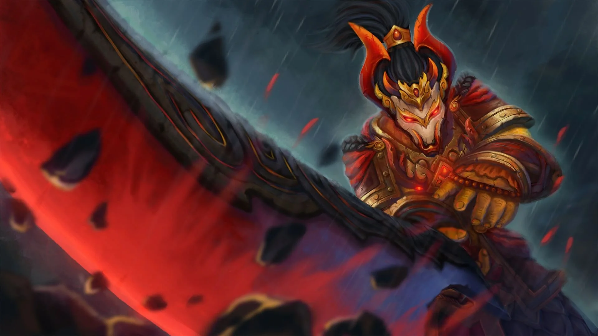 Armor of the Unyielding Mask loading screen for Juggernaut - Valve